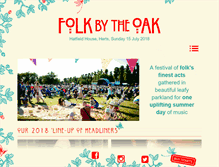 Tablet Screenshot of folkbytheoak.com